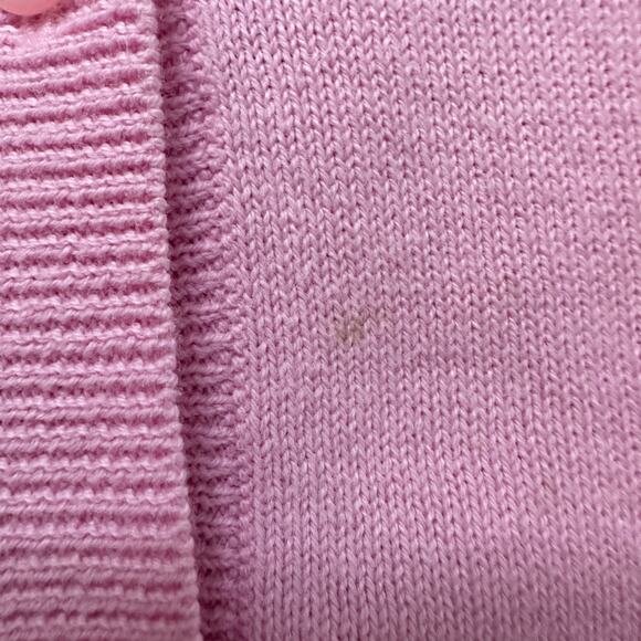 Bushwacker Vintage Cardigan Sweater LARGE Button Front Preppy Office Stripe - Picture 9 of 12